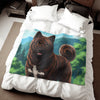 Sweatshirt Blanket – Plush Fleece Throw, 2 Size Options