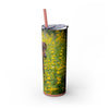 Skinny Tumbler with Straw – 20 oz Stainless Steel Cup
