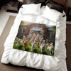 Puppies Start of Summer Vacation Blanket