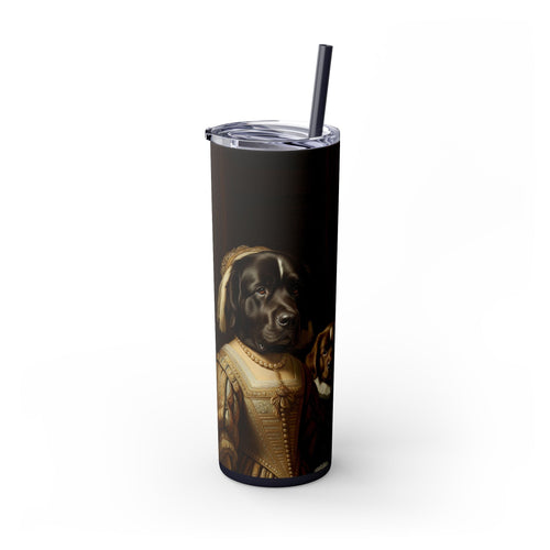 Skinny Tumbler with Straw – 20 oz Stainless Steel Cup
