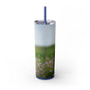 Skinny Tumbler with Straw – 20 oz Stainless Steel Cup