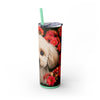 Skinny Tumbler with Straw – 20 oz Stainless Steel Cup