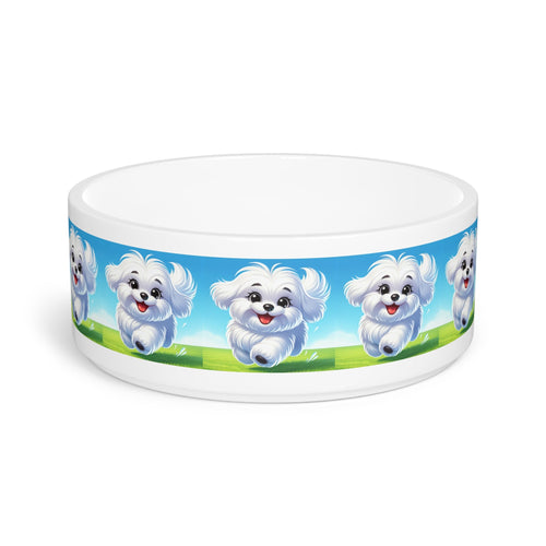 Ceramic Pet Bowl – 16 oz Dog Feeding Bowl