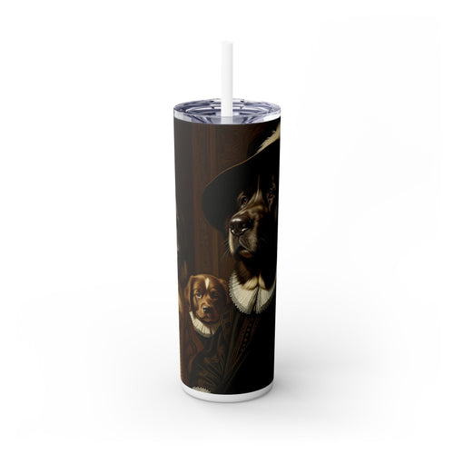 Skinny Tumbler with Straw – 20 oz Stainless Steel Cup
