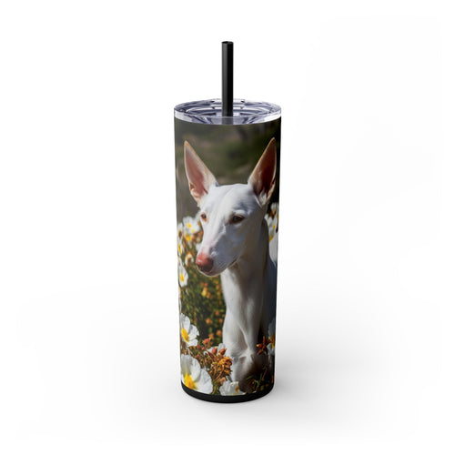Skinny Tumbler with Straw – 20 oz Stainless Steel Cup
