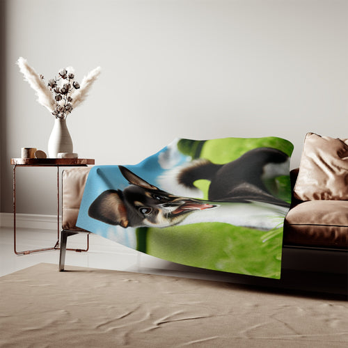 Sweatshirt Blanket – Plush Fleece Throw, 2 Size Options