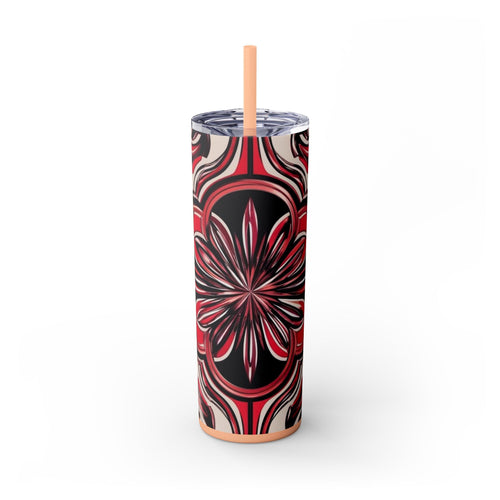 Skinny Tumbler with Straw – 20 oz Stainless Steel Cup