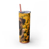 Skinny Tumbler with Straw – 20 oz Stainless Steel Cup