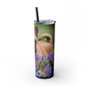 Skinny Tumbler with Straw – 20 oz Stainless Steel Cup