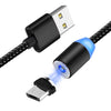 360-degree Blind Round Magnetic Data Cable