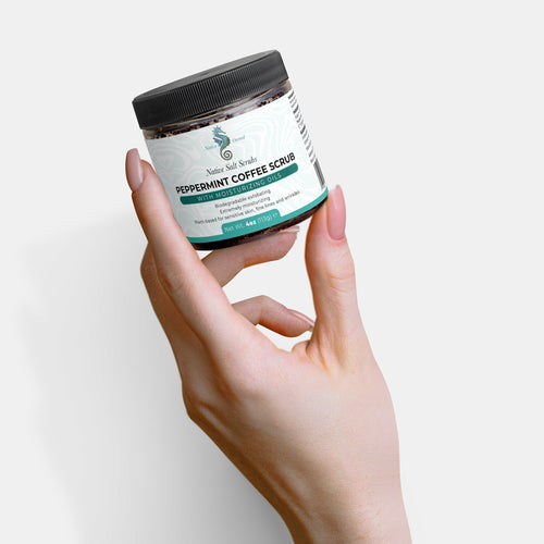 Peppermint Coffee Scrub — Natural Exfoliating Body Scrub