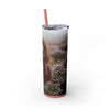 Skinny Tumbler with Straw – 20 oz Stainless Steel Cup