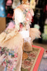 Floral Princess Dog Dress Ball Gown Trailing