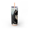 Skinny Tumbler with Straw – 20 oz Stainless Steel Cup