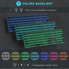 Multi-device Bluetooth Keyboard Backlit Rechargeable Wireless Keyboard 104 Button Android Multi-system Compatible