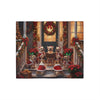 French Bulldogs Holiday Caroling Blanket