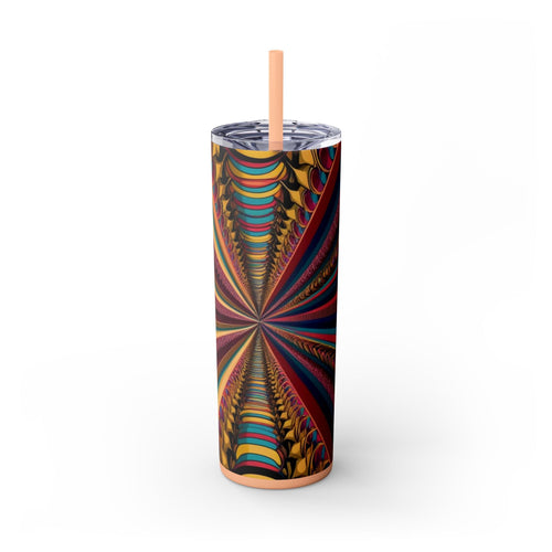 Skinny Tumbler with Straw – 20 oz Stainless Steel Cup