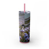 Skinny Tumbler with Straw – 20 oz Stainless Steel Cup