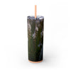 Skinny Tumbler with Straw – 20 oz Stainless Steel Cup
