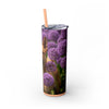 Skinny Tumbler with Straw – 20 oz Stainless Steel Cup