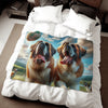Sweatshirt Blanket – Plush Fleece Throw, 2 Size Options