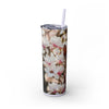 Skinny Tumbler with Straw – 20 oz Stainless Steel Cup