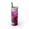 Skinny Tumbler with Straw – 20 oz Stainless Steel Cup