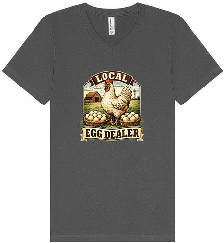 Local Egg Dealer Unisex V-Neck Shirt