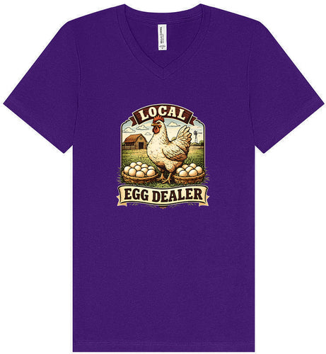 Local Egg Dealer Unisex V-Neck Shirt