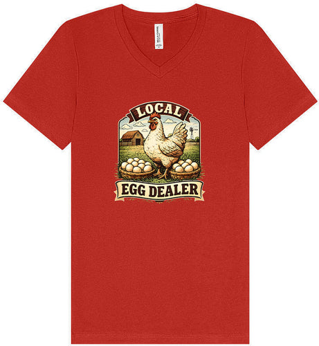 Local Egg Dealer Unisex V-Neck Shirt
