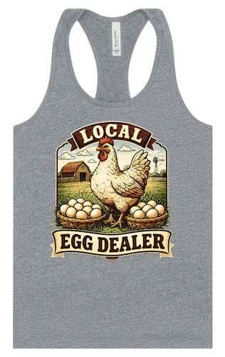Local Egg Dealer Women's Racerback Tank