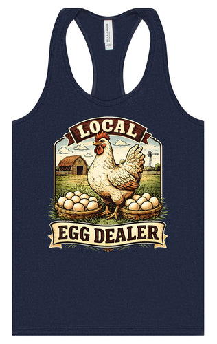 Local Egg Dealer Women's Racerback Tank