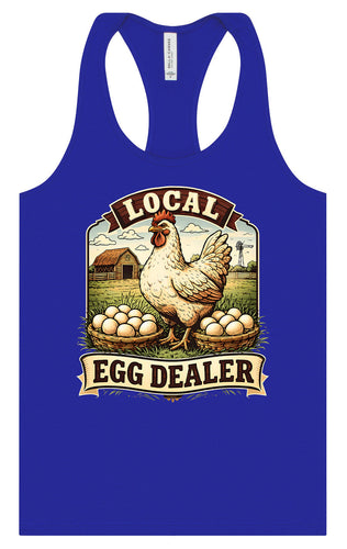 Local Egg Dealer Women's Racerback Tank