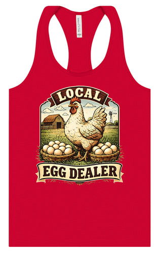 Local Egg Dealer Women's Racerback Tank