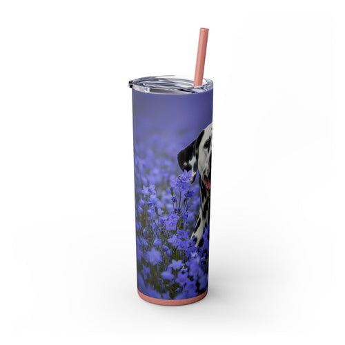 Skinny Tumbler with Straw – 20 oz Stainless Steel Cup
