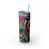 Skinny Tumbler with Straw – 20 oz Stainless Steel Cup