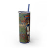 Skinny Tumbler with Straw – 20 oz Stainless Steel Cup