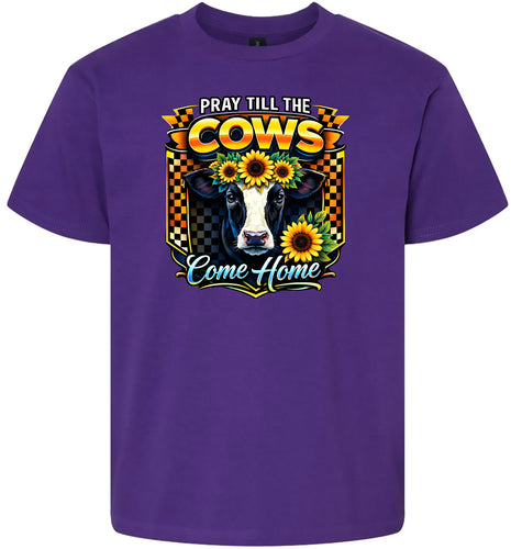 Pray til the Cows Come Home Children's Gildan Soft Shirt