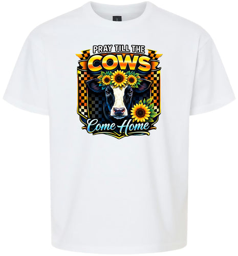 Pray til the Cows Come Home Children's Gildan Soft Shirt