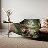 Sweatshirt Blanket – Plush Fleece Throw, 2 Size Options