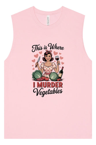 I Murder Vegetables Muscle Tank