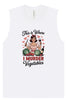I Murder Vegetables Muscle Tank