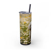 Skinny Tumbler with Straw – 20 oz Stainless Steel Cup