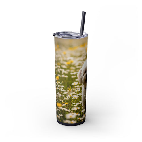 Skinny Tumbler with Straw – 20 oz Stainless Steel Cup