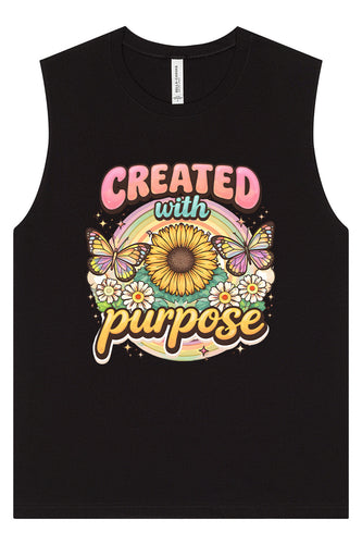 Created with Purpose Muscle Tank