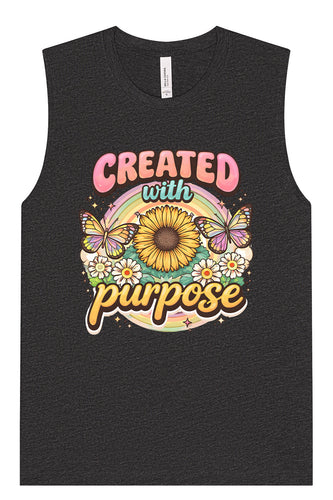 Created with Purpose Muscle Tank