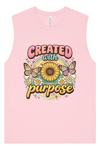 Created with Purpose Muscle Tank