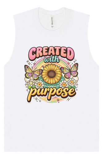 Created with Purpose Muscle Tank