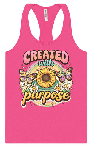 Created with Purpose Women's Racerback Tank