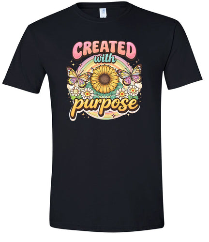 Created with Purpose Adult Gildan Soft Shirt